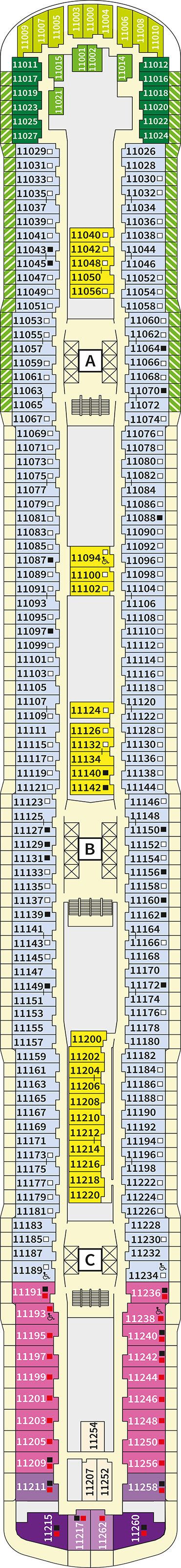 Mein Schiff Relax - TUI Cruises - Deck 11 (Deck 11)
