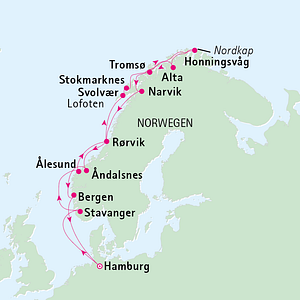 Lofoten Nordlicht Polarlicht Hamnoy