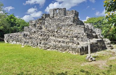 Maya Pyramide in Cozumel, Mexiko