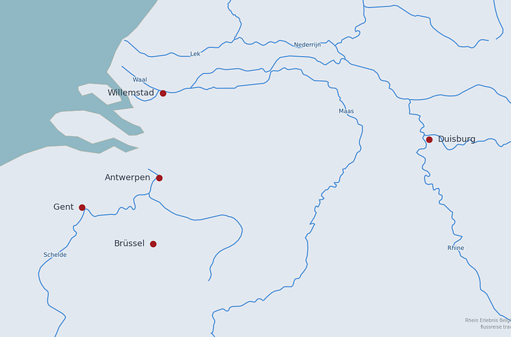Impression zu Flussfavoriten der Woche - AROSA RIVA - Rhein Erlebnis Belgien