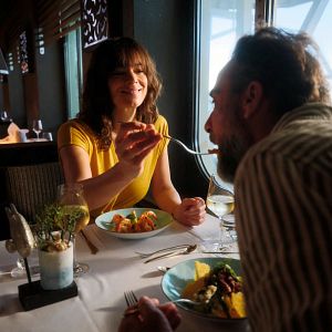 Karibik Palme mit Liegematte