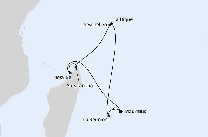Impression zu AIDA Winter 2025/26 - AIDAstella - Mauritius, Seychellen & Madagaskar