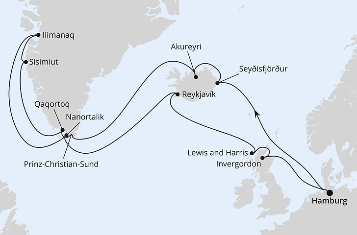 Impression zu Sommer 2027 - AIDAluna - Island & Grönland