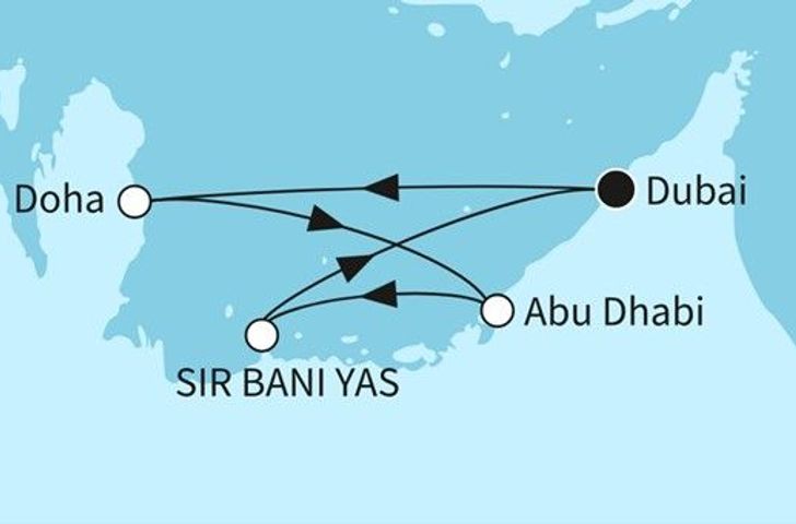 Impression zu Festtagsreisen 2025/26 - Mein Schiff 4 oder Mein Schiff 5 - Zauber des Orients