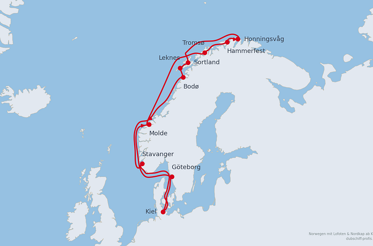 Impression zu Sommer 2027 - AIDAbella - Norwegen mit Lofoten & Vesterålen