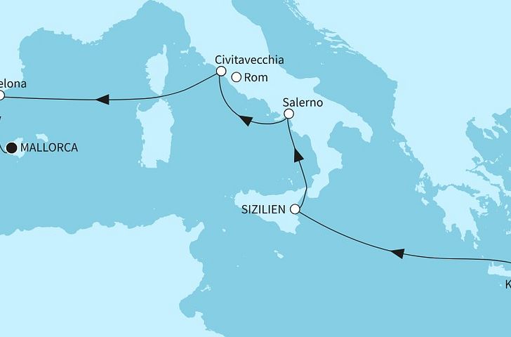 Impressionn zu Mein Schiff Wochenendangebot - Mein Schiff 5 - Italiens Sonnenseiten