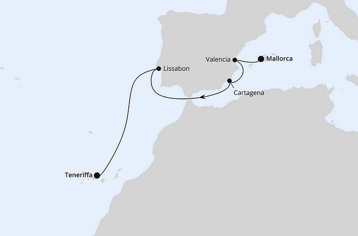 Impression zu AIDA Last Minute - AIDAbella - Spanien, Portugal & Kanaren