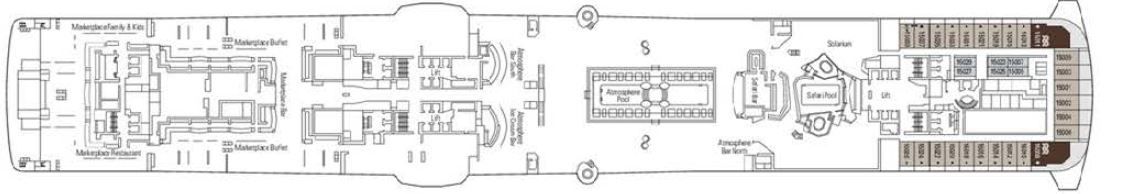 MSC Grandiosa - MSC Cruises - DECK 15 CÉZANNE