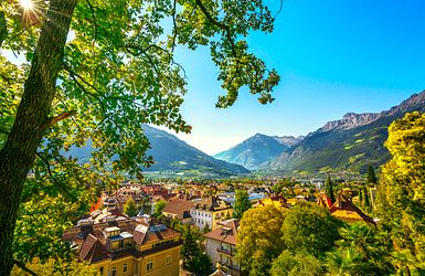 Blick über Meran