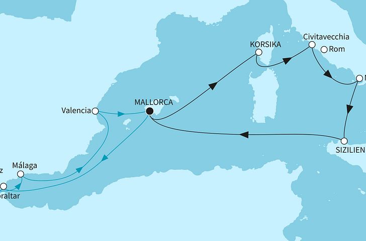 Impression zu Winter 2026/27 - Mein Schiff 4 - Spaniens Südküste und mediterrane Inselwelten