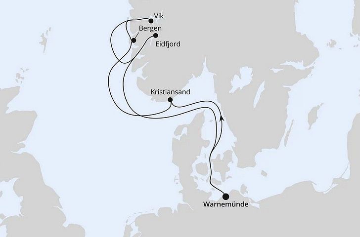 Impression zu Sommer 2026 - AIDAdiva, AIDAluna oder AIDAmar - Norwegens Fjorde ab Warnemünde