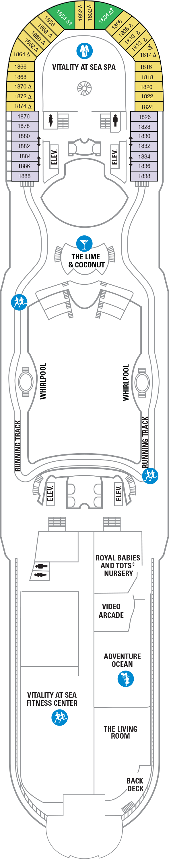 Navigator of the Seas - Royal Caribbean International - Deck 12