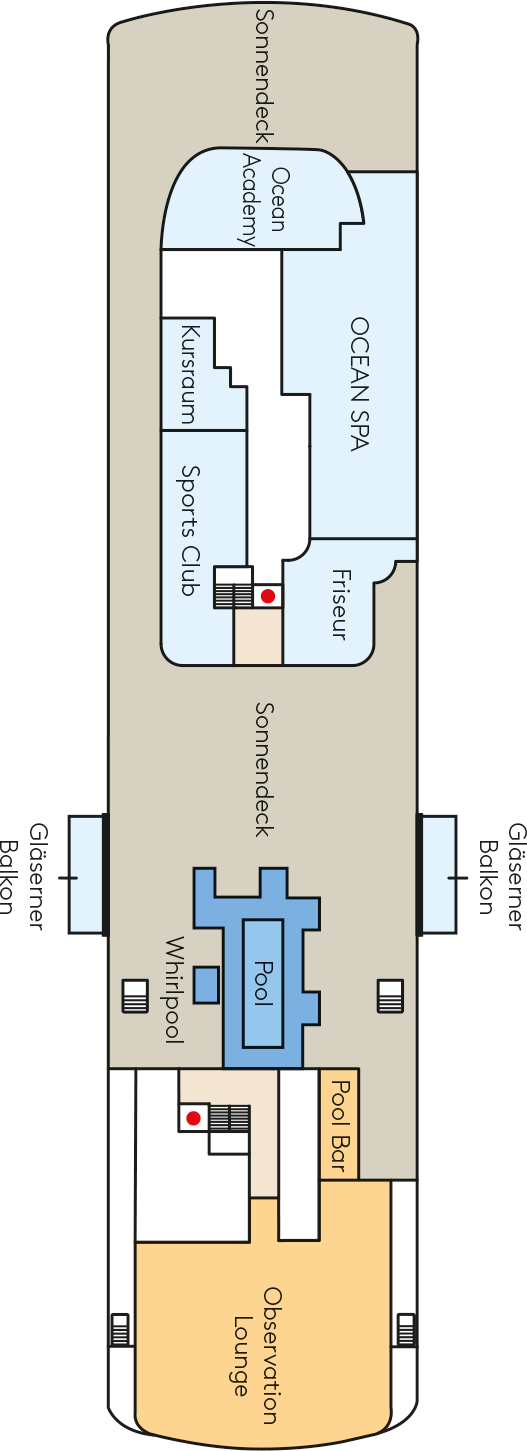 HANSEATIC nature - Hapag-Lloyd Cruises - Deck 8 (Deck 8)