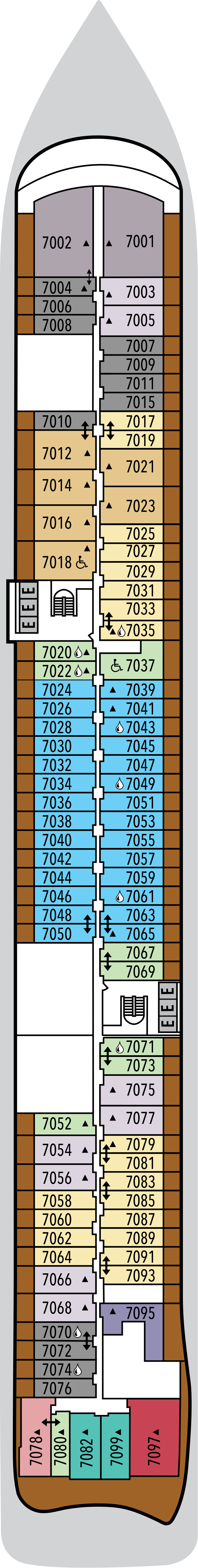 Silver Ray - Silversea - Deck 7 (Deck 7)