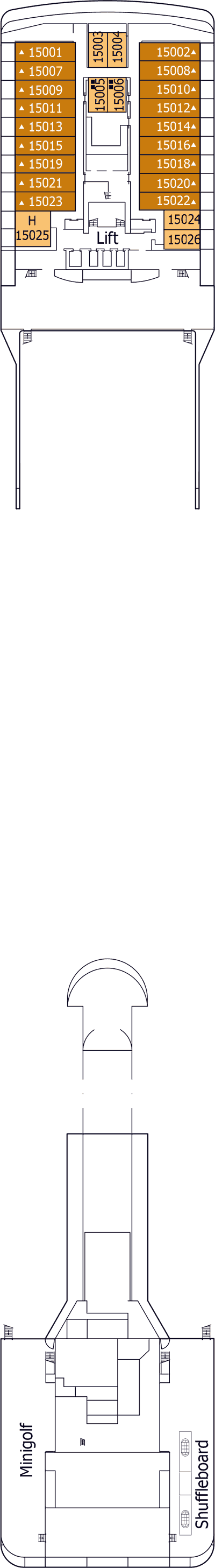 MSC Poesia - MSC Cruises - Deck 15 (Alfieri)