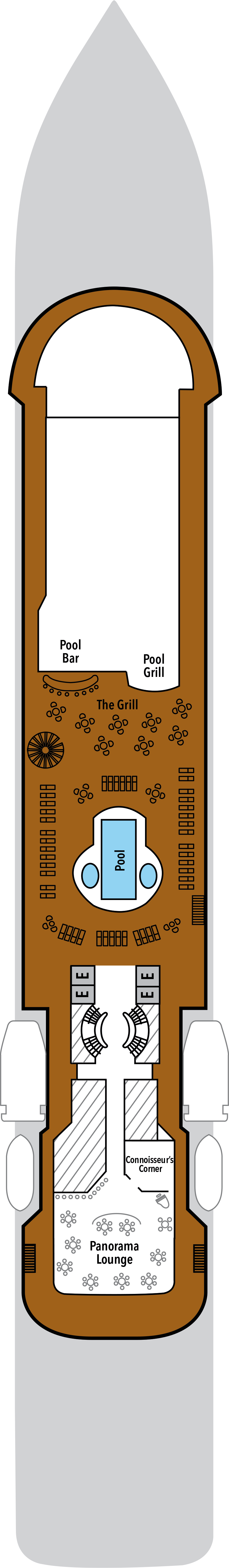 Silver Cloud Expedition - Silversea - Deck 8 (Deck 8)