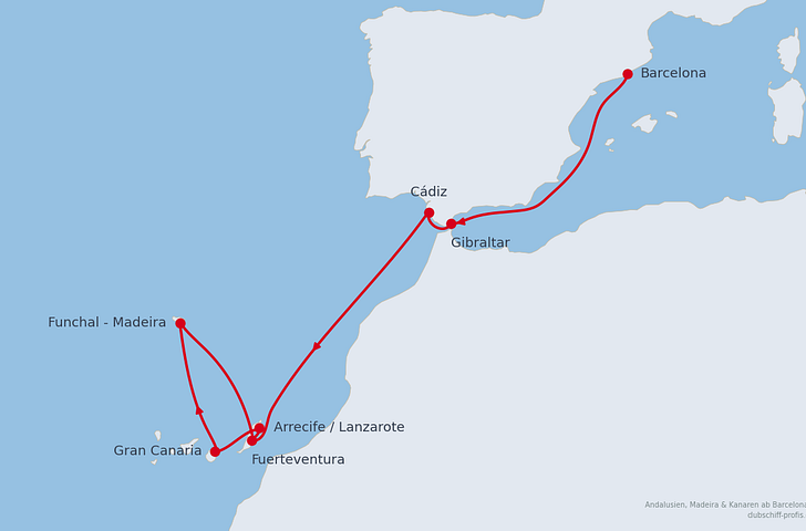 Impression zu AIDA ALL IN Winter 2026/27 - Andalusien, Kanaren & Madeira