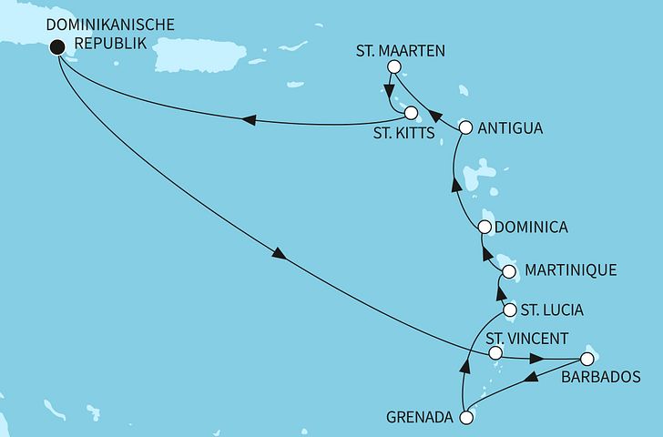 Impressionn zu Winter 2025/26 Besttarif - Mein Schiff 2 - Karibische Inseln