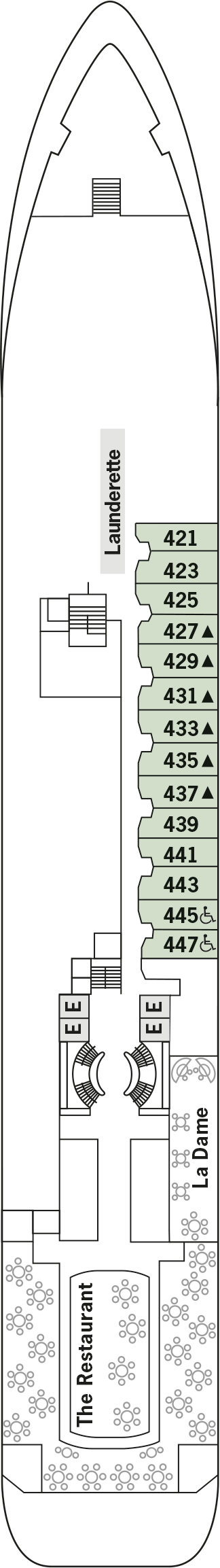 Silver Wind Expedition - Silversea - Deck 4 (Deck 4)