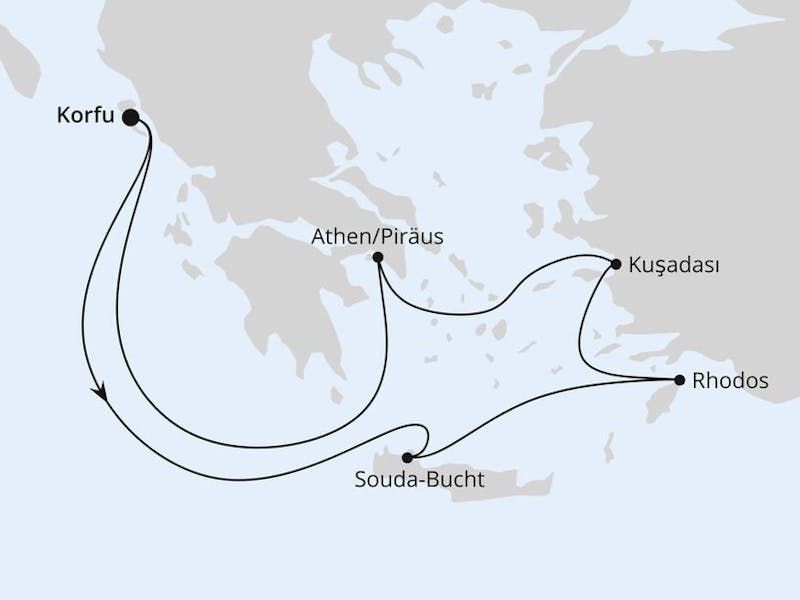 Griechenland ab Korfu