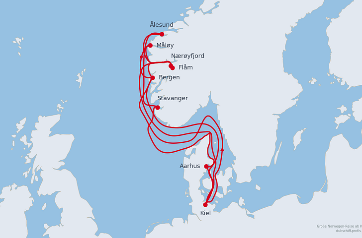 Impression zu Sommerferien 2026 - AIDAnova - Große Skandinavien-Reise
