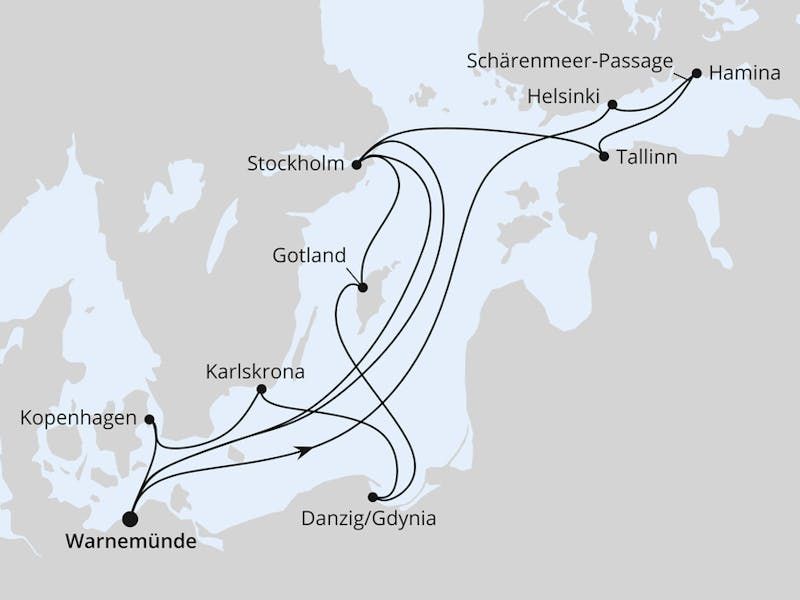 Highlights der Ostseeküste ab Warnemünde