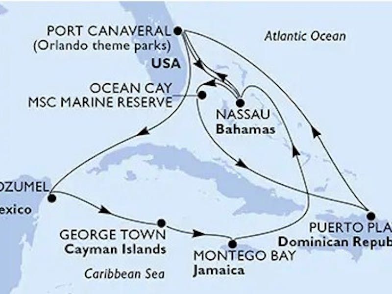 Karibische Traumreise ab Port Canaveral