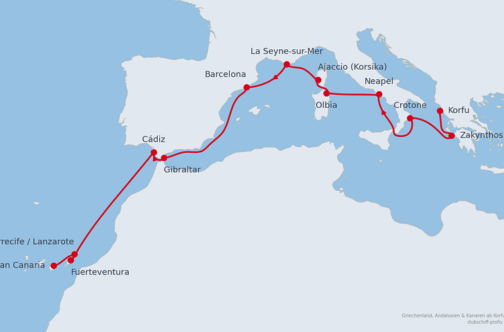 Impression zu AIDA ALL IN Winter 2026/27 - Griechenland, Andalusien & Kanaren
