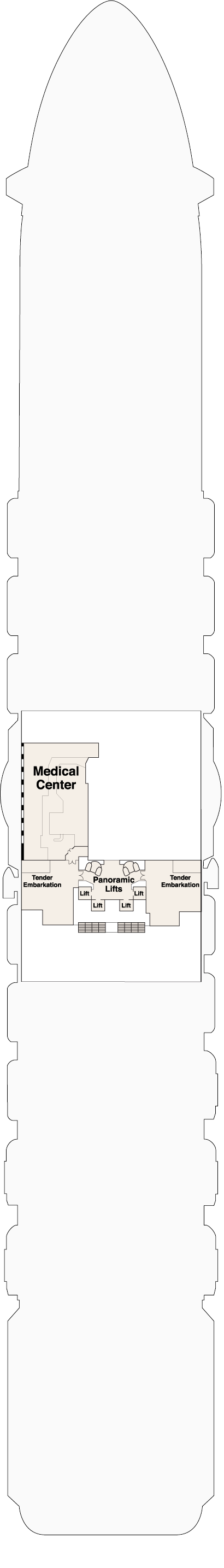 Majestic Princess - Princess Cruises - Deck 4 (Gala)