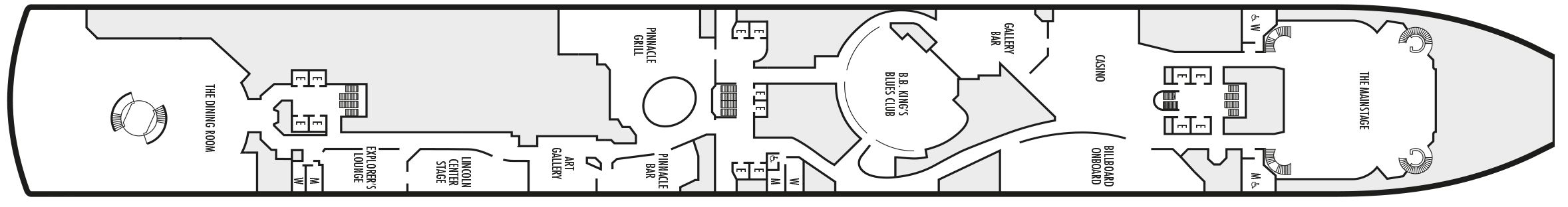 WESTERDAM - Ohne Reederei - LOWER PROMENADE DECK | WESTERDAM