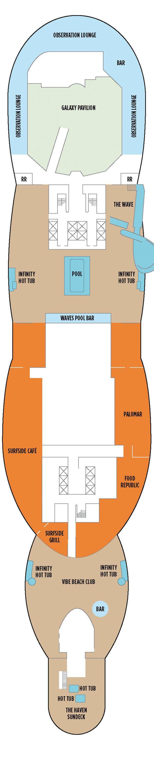 Norwegian Viva - Norwegian Cruise Line - Deck 17 (Deck 17)