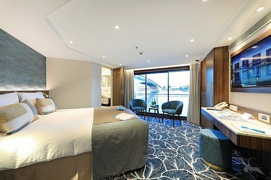 MS Anna Katharina - Phoenix Flusskreuzfahrten - Zweibett Suite außen mit frz. Balkon Oriondeck (G)