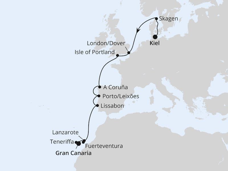  Von Kiel nach Gran Canaria