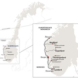 Norwegen Ausblick Fjord