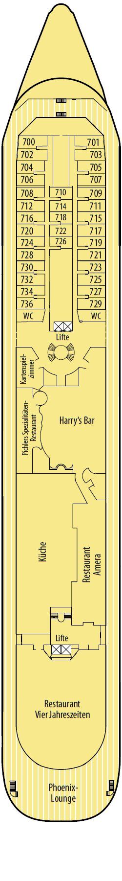 MS Amera - Phoenix Seereisen - Deck 3 (Promenaden-Deck)