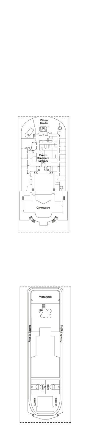 Costa Diadema - Costa Kreuzfahrten - Deck 14 (Millennium Star)