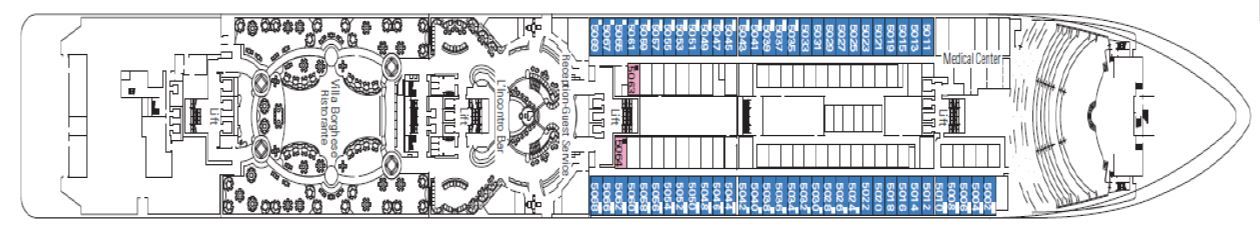 MSC Orchestra - MSC Cruises - DECK 5 - PIANOFORTE