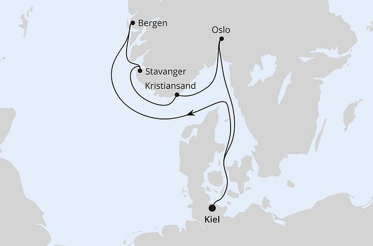 Impressionn zu AIDA PREMIUM All Inclusive Sommer 2026 - Südnorwegen & Skandinavien