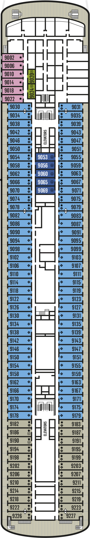 Celestyal Journey - Celestyal Cruises - Deck 9 (Deck 9)