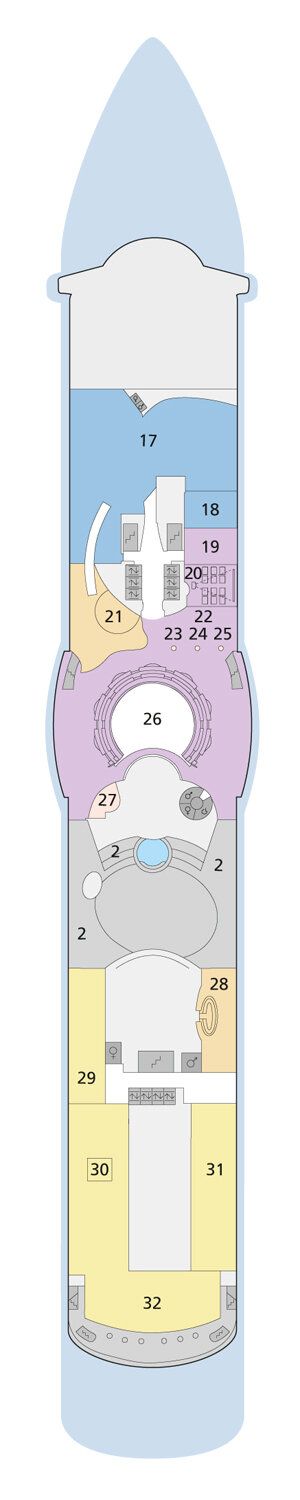 AIDAsol - AIDA Cruises - Deck 11 (Deck 11)