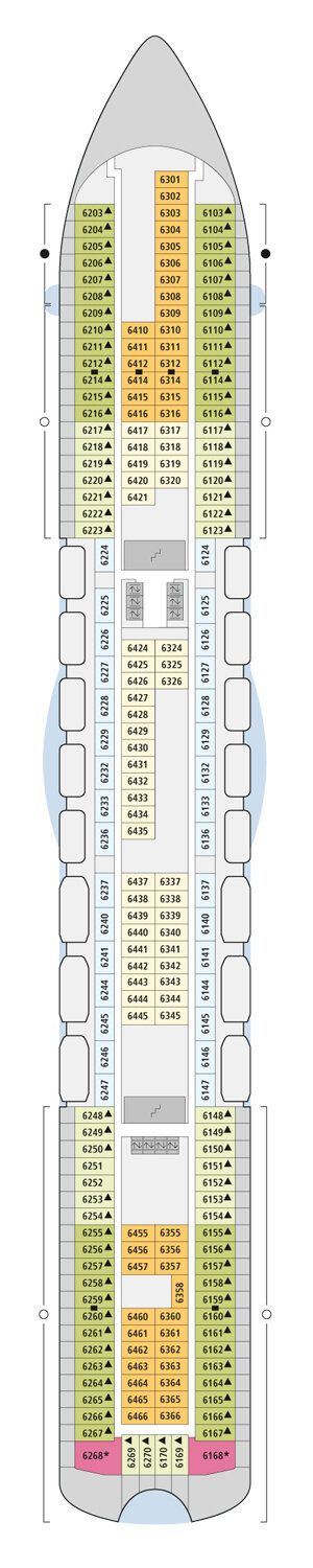 AIDAstella - AIDA Cruises - Deck 6 (Deck 6)