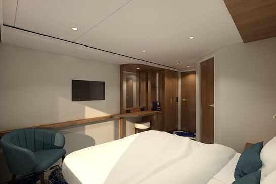 SWISS CROWN - Ohne Reederei - 2 Bett Aussenkabine, Smaragd Deck