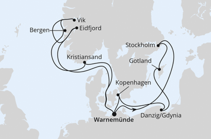 Impression zu AIDA ALL IN Sommer 2027 - AIDAdiva - Highlights der Nord- und Ostseeküste