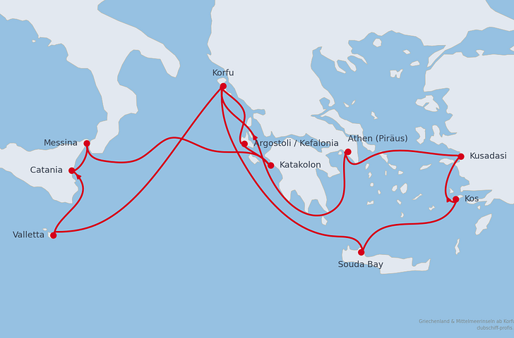 Impression zu AIDA ALL IN Sommer 2026 - AIDAblu - Griechenland & Mittelmeerinseln