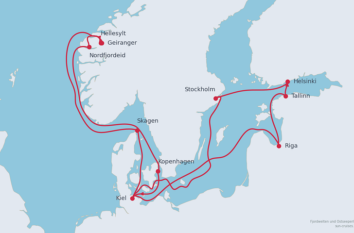 Impression zu Sommer 2027 - Mein Schiff 1 - Fjordwelten & Ostseeperlen