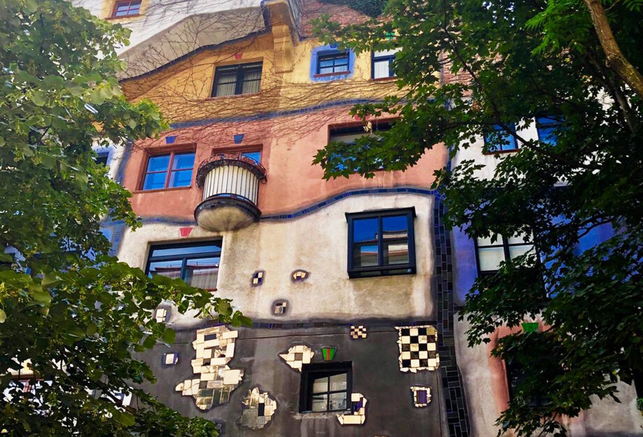 Hundertwasserhaus in Wien, Österreich