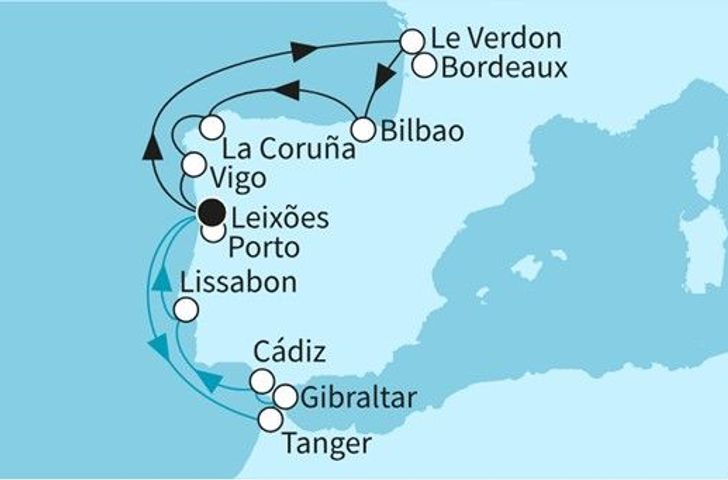 Impression zu Sommerferien 2026 - Mein Schiff 6 - Westküste Intensiv