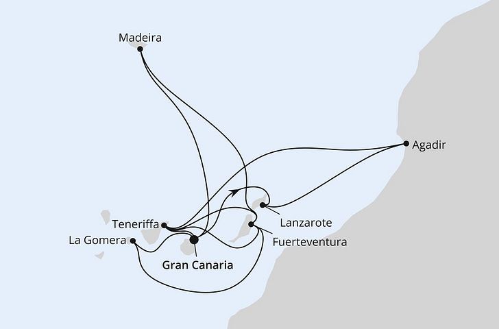 Impressionn zu AIDA Winter inkl. Bordguthaben - AIDAbella oder AIDAluna - Große Kanaren-Reise