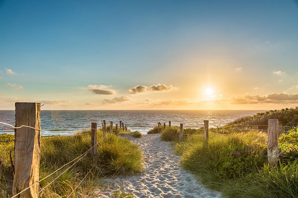 Weg zum Meer Nordsee Strand