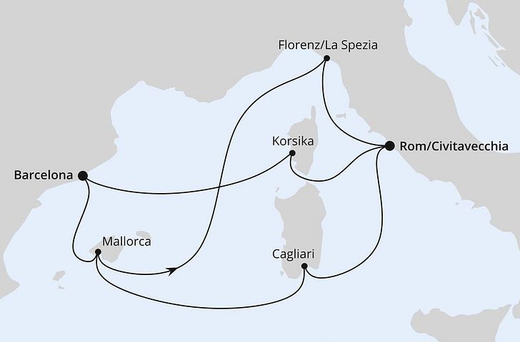 Impressionn zu Sommer 2025 - AIDAcosma - Spanien, Frankreich & Gibraltar/Italien